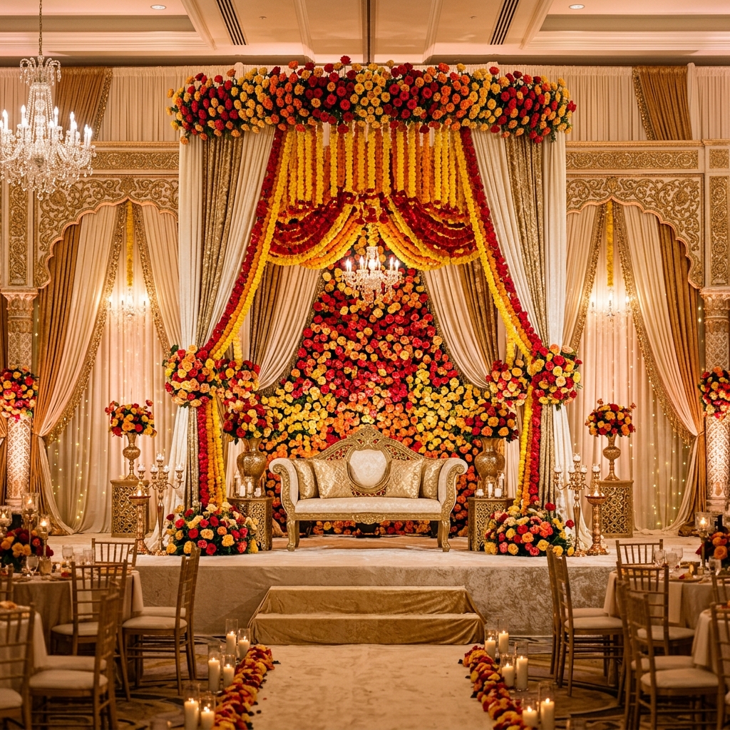 Grand Entrance Flower Decoration
